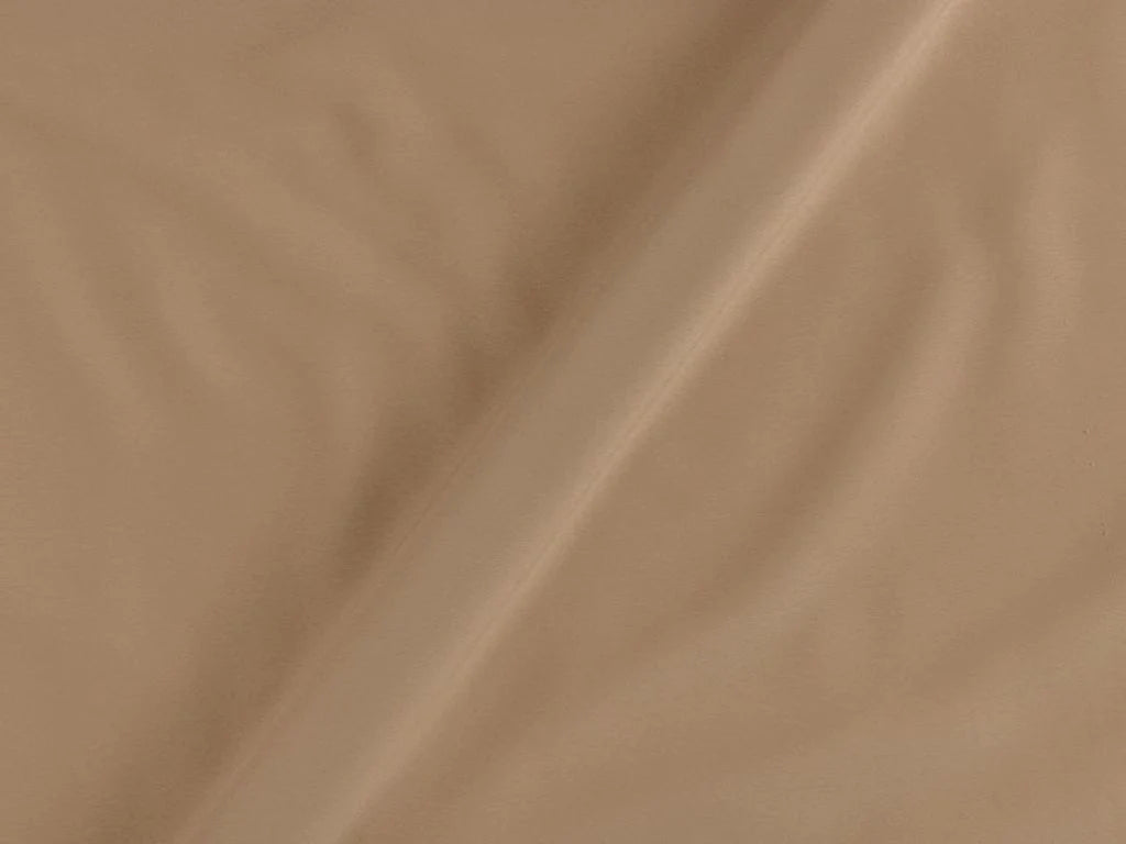 Dark Beige Plain American Crepe Fabric