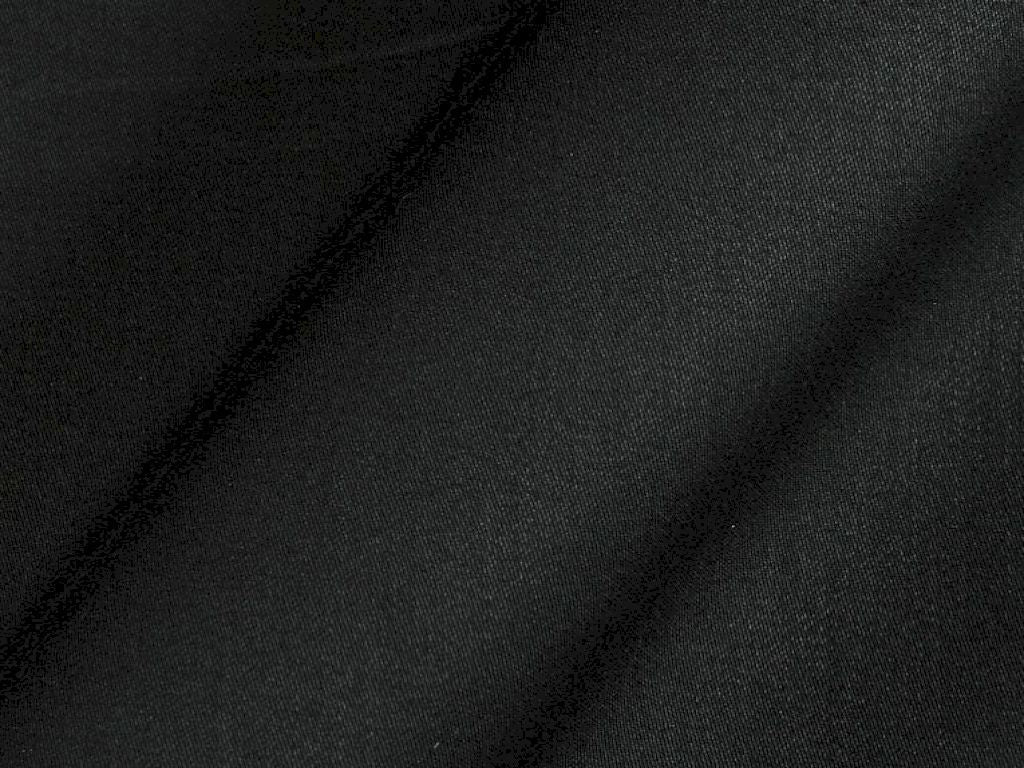Black Plain Dyed Cotton Satin Fabric