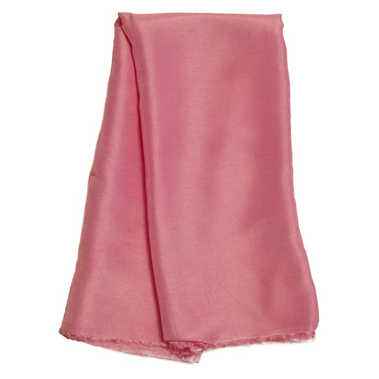 Light Pink Plain Viscose Dola Silk Fabric