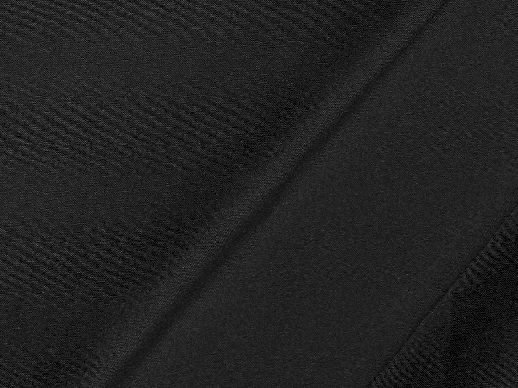 Black Plain American Crepe Fabric