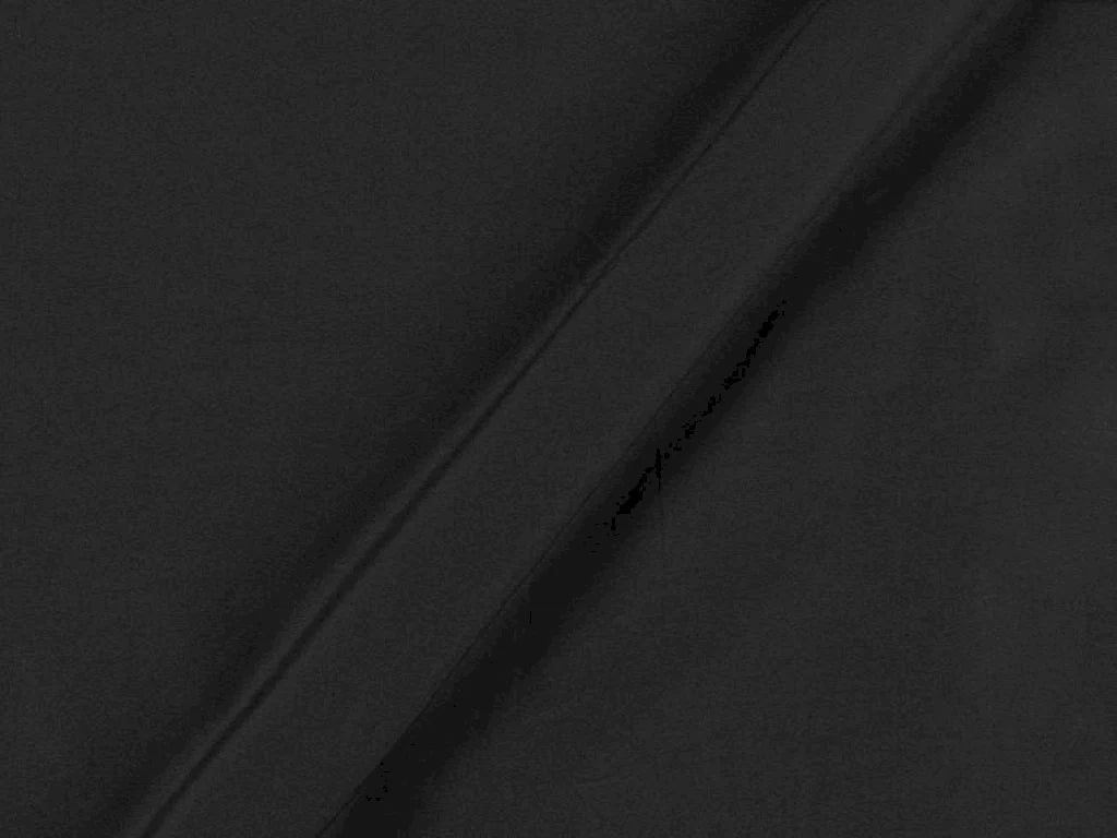 Black Plain American Crepe Fabric