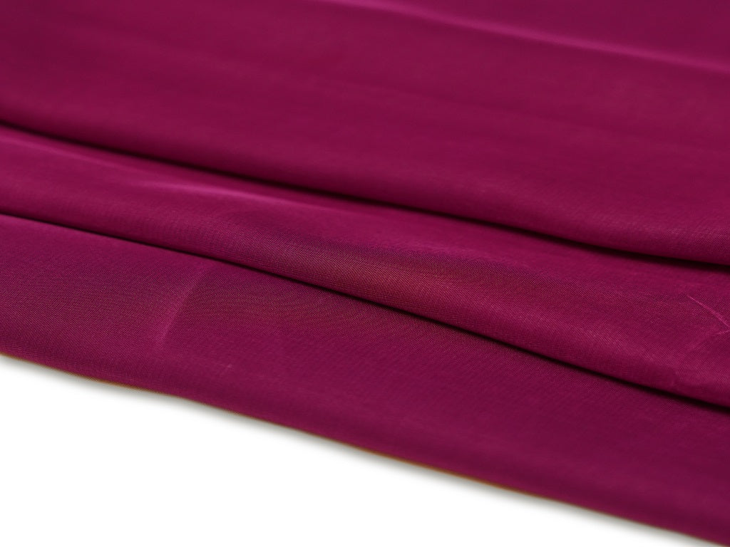 Magenta Pink Plain Viscose Natural Crepe Fabric