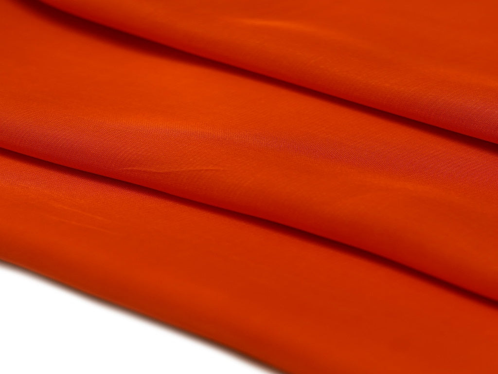Orange Plain Viscose Natural Crepe Fabric