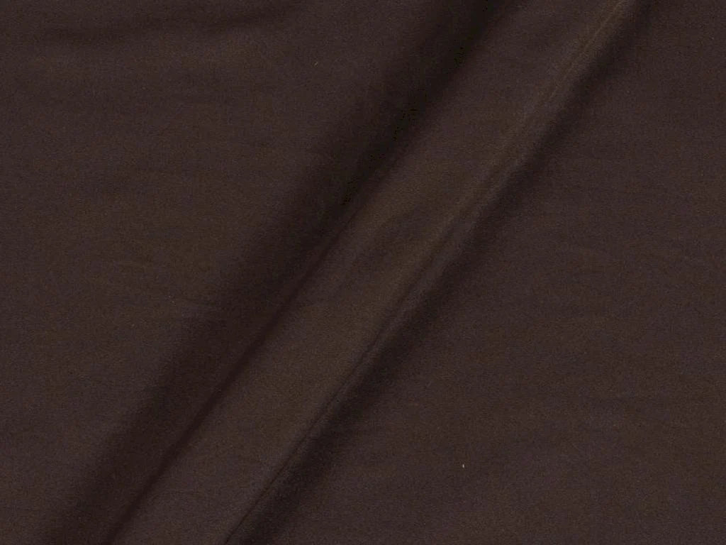 Coffee Brown Plain American Crepe Fabric