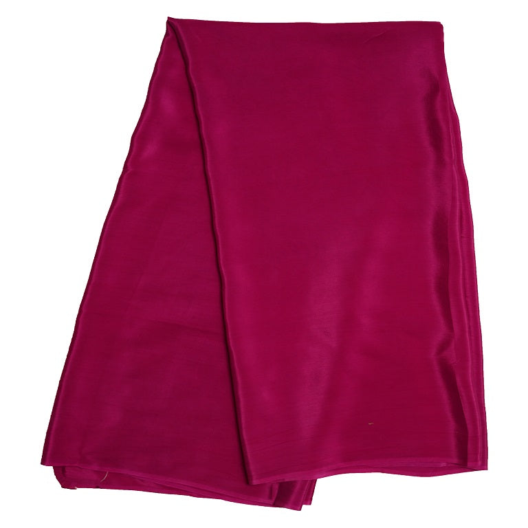 Hot Pink Plain Viscose Natural Crepe Fabric
