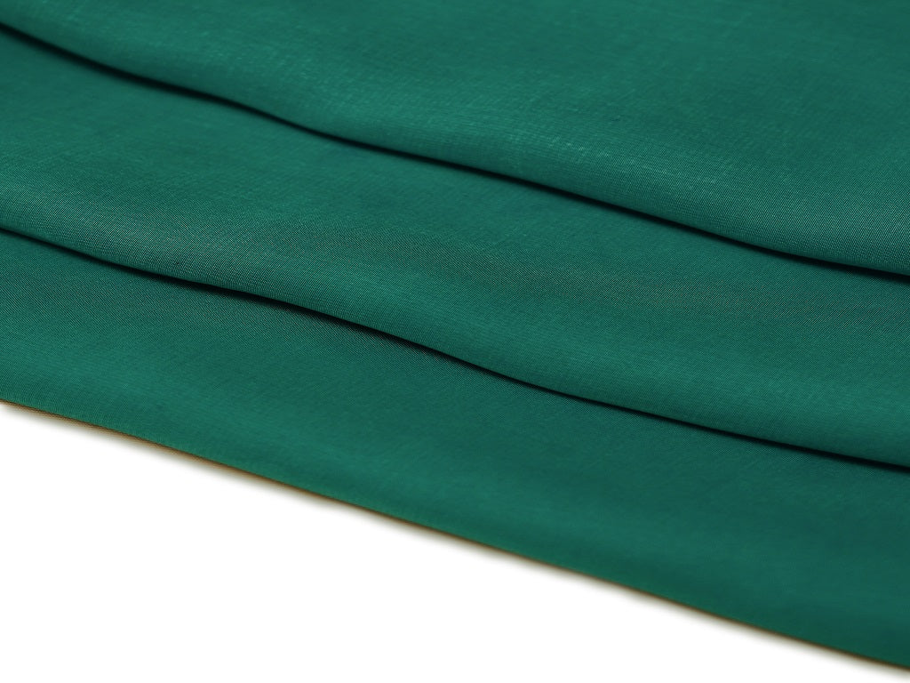 Sea Green Plain Viscose Natural Crepe Fabric
