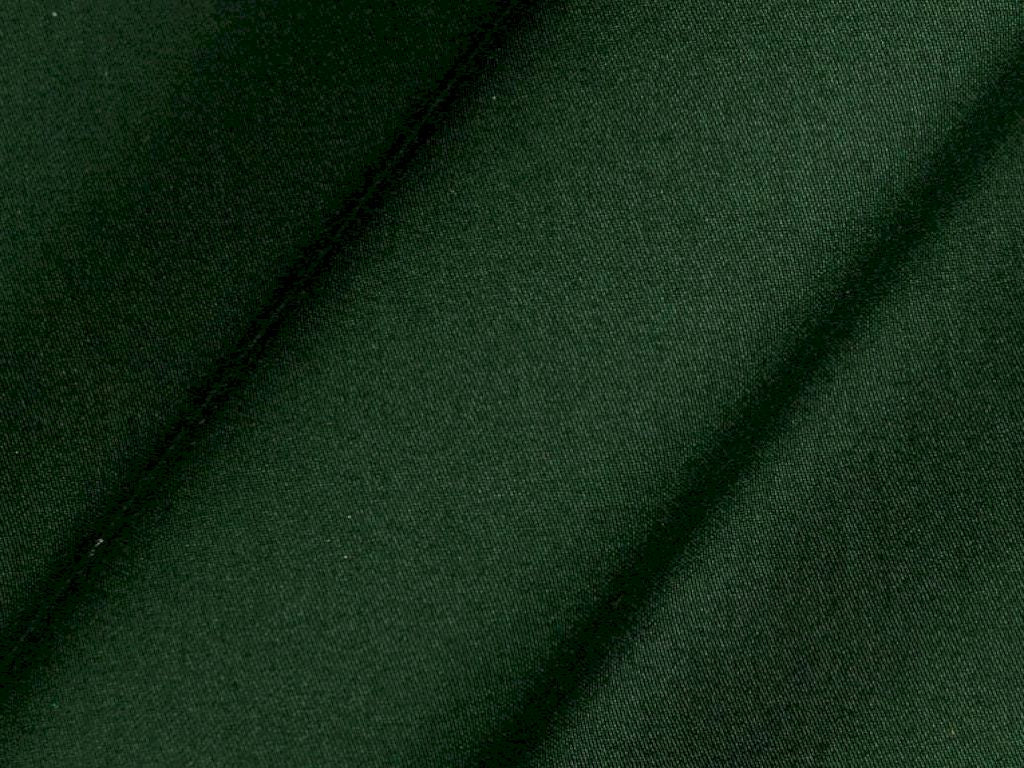 Bottle Green Plain Dyed Cotton Satin Fabric