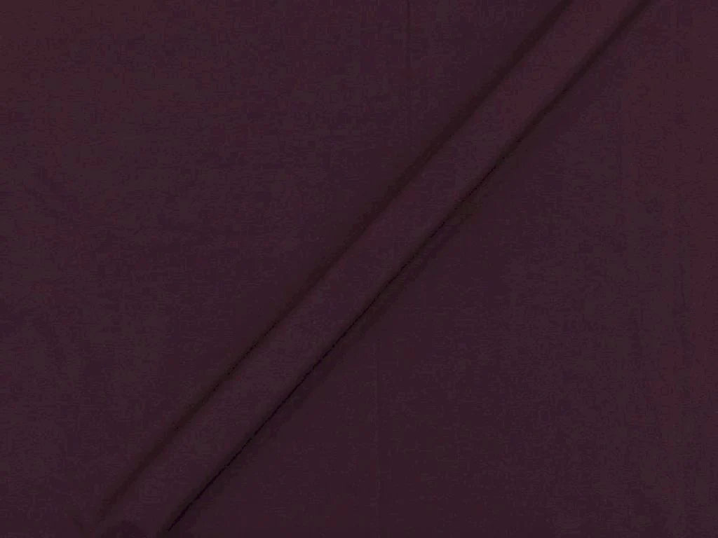Wine Purple Plain American Crepe Fabric