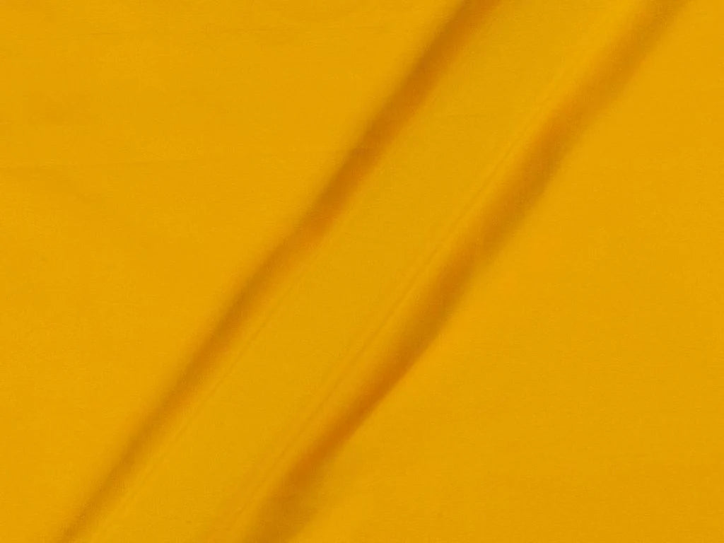 Marigold Yellow Plain American Crepe Fabric