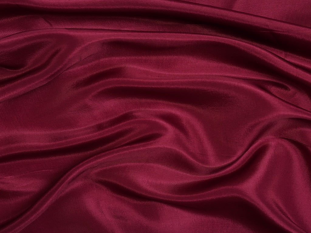 Burgundy Plain Viscose Uppada Silk Fabric