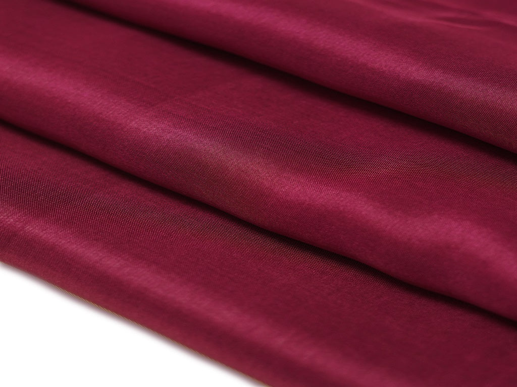 Burgundy Plain Viscose Uppada Silk Fabric
