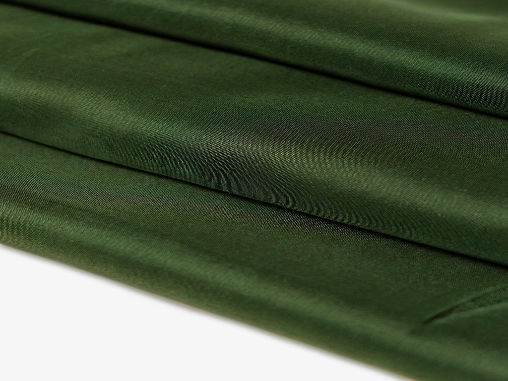 Mehandi Green Plain Viscose Uppada Silk Fabric