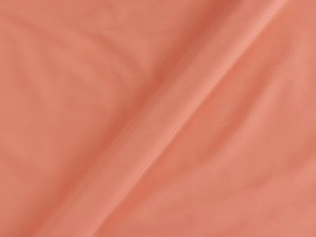 Peach Plain American Crepe Fabric