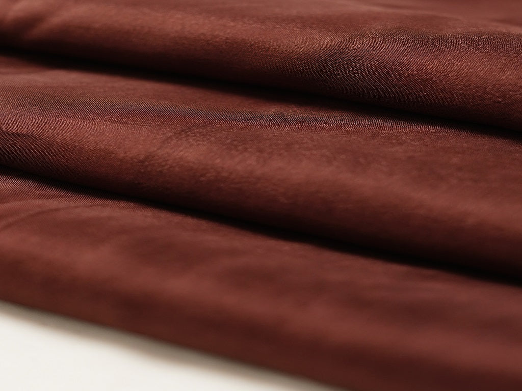 Brown Plain Viscose Uppada Silk Fabric