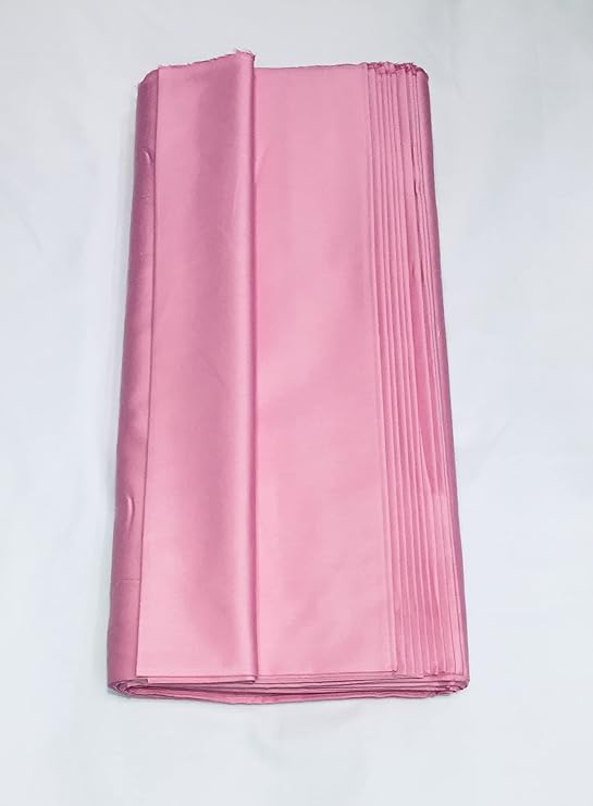 Light Pink Plain Dyed Cotton Satin Fabric