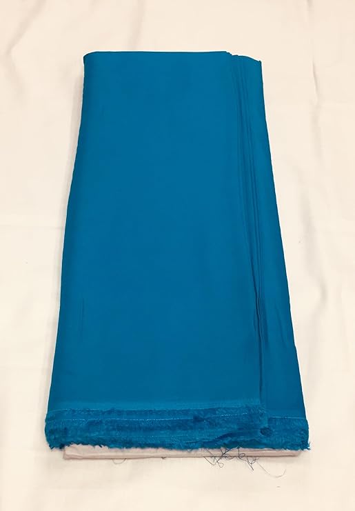 Firozi Plain Dyed Cotton Rayon Fabric