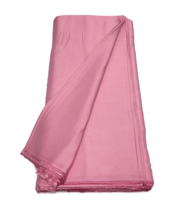 Light Pink Plain Dyed Cotton Rayon Fabric