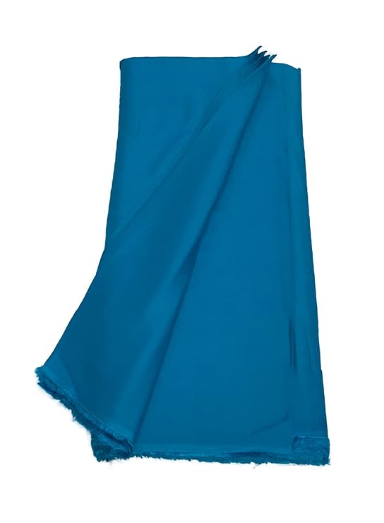 Firozi Plain Dyed Cotton Rayon Fabric