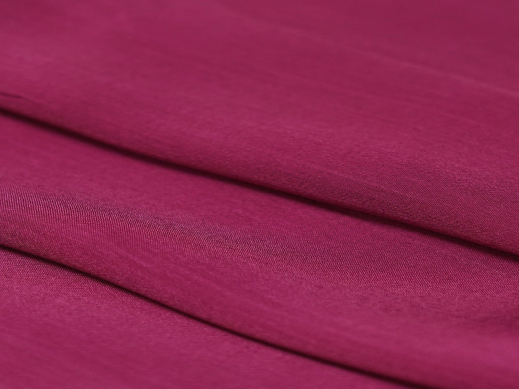 Onion Pink Plain Viscose Chinon Chiffon Fabric
