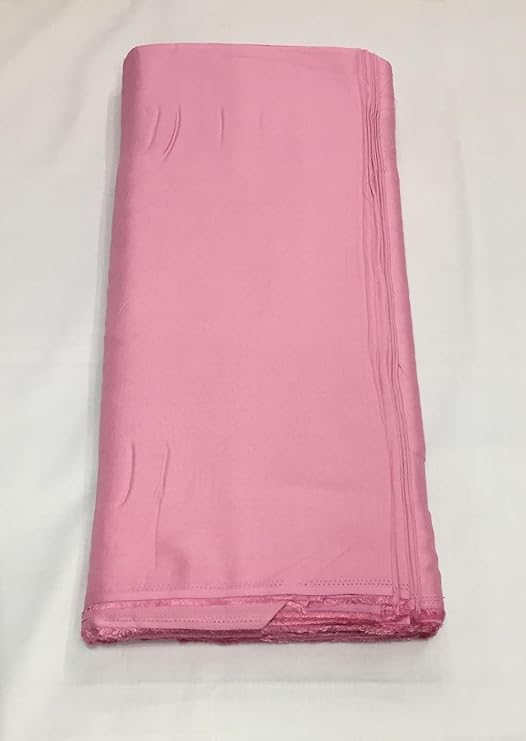Light Pink Plain Dyed Cotton Rayon Fabric