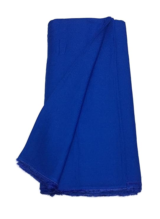 Royal Blue Plain Dyed Cotton Rayon Fabric