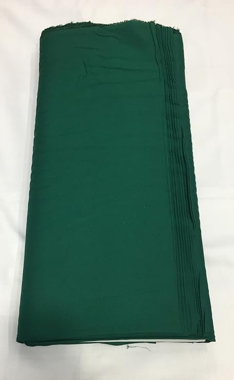 Dark Green Plain Dyed Cotton Rayon Fabric