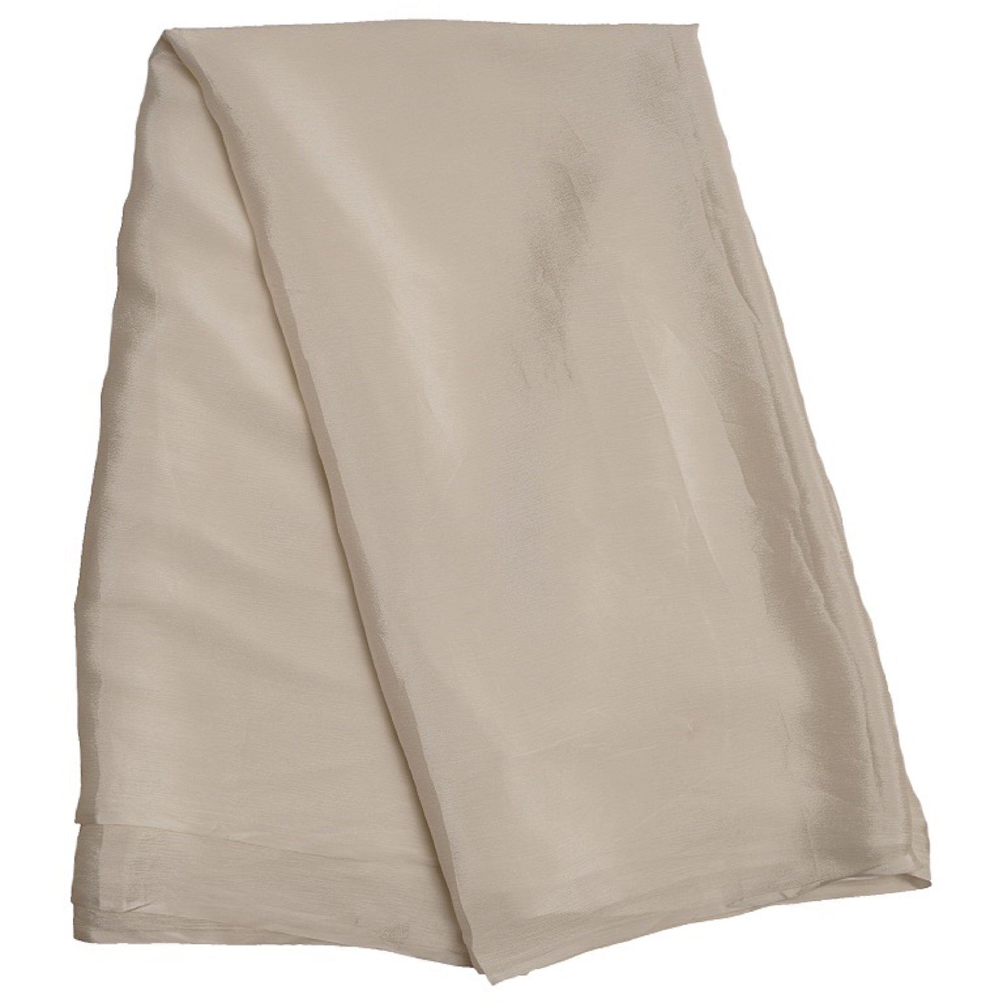 White Dyeable Plain Viscose Chinon Chiffon Fabric