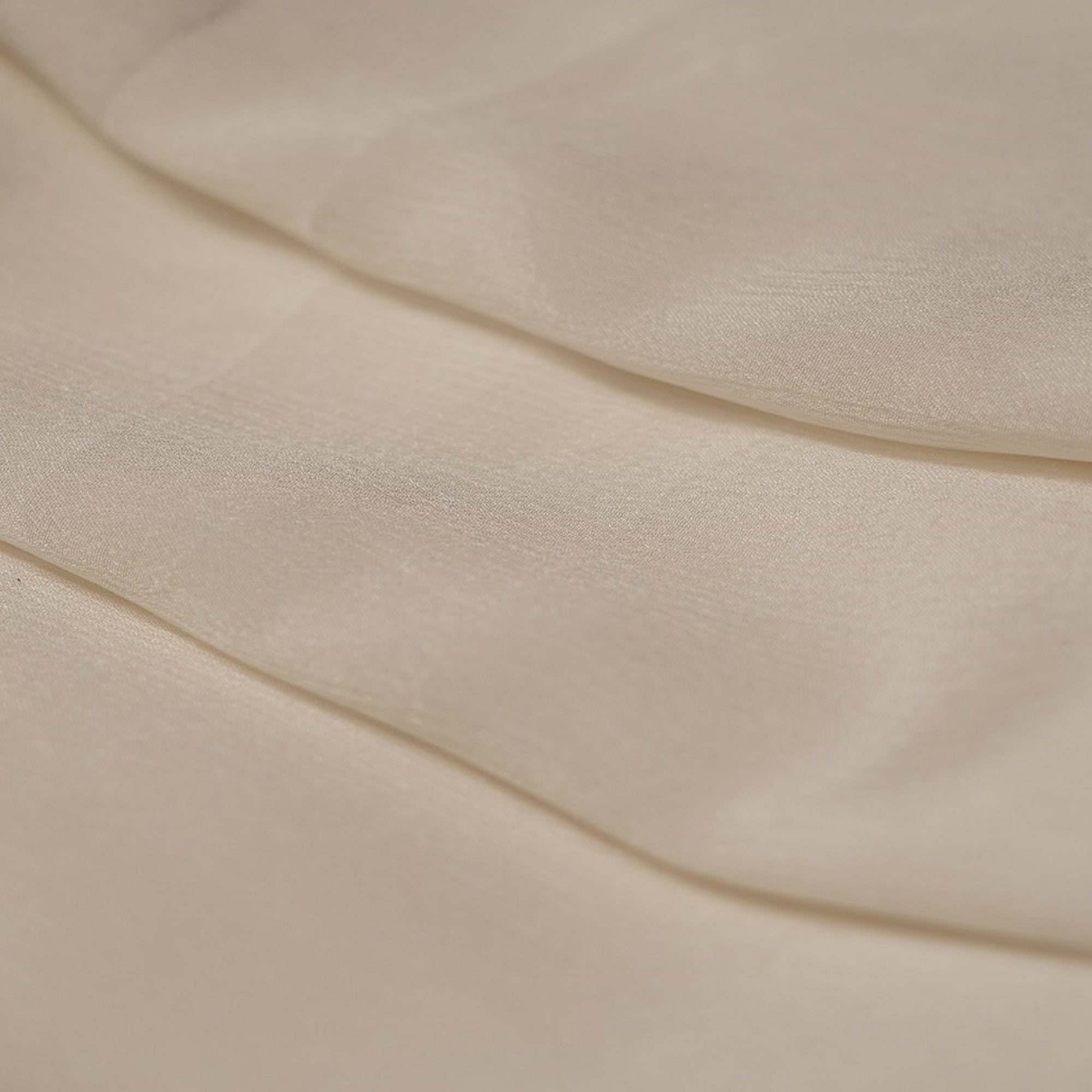 White Dyeable Plain Viscose Chinon Chiffon Fabric