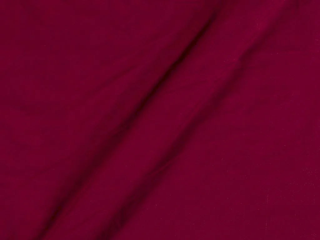 Maroon Plain American Crepe Fabric