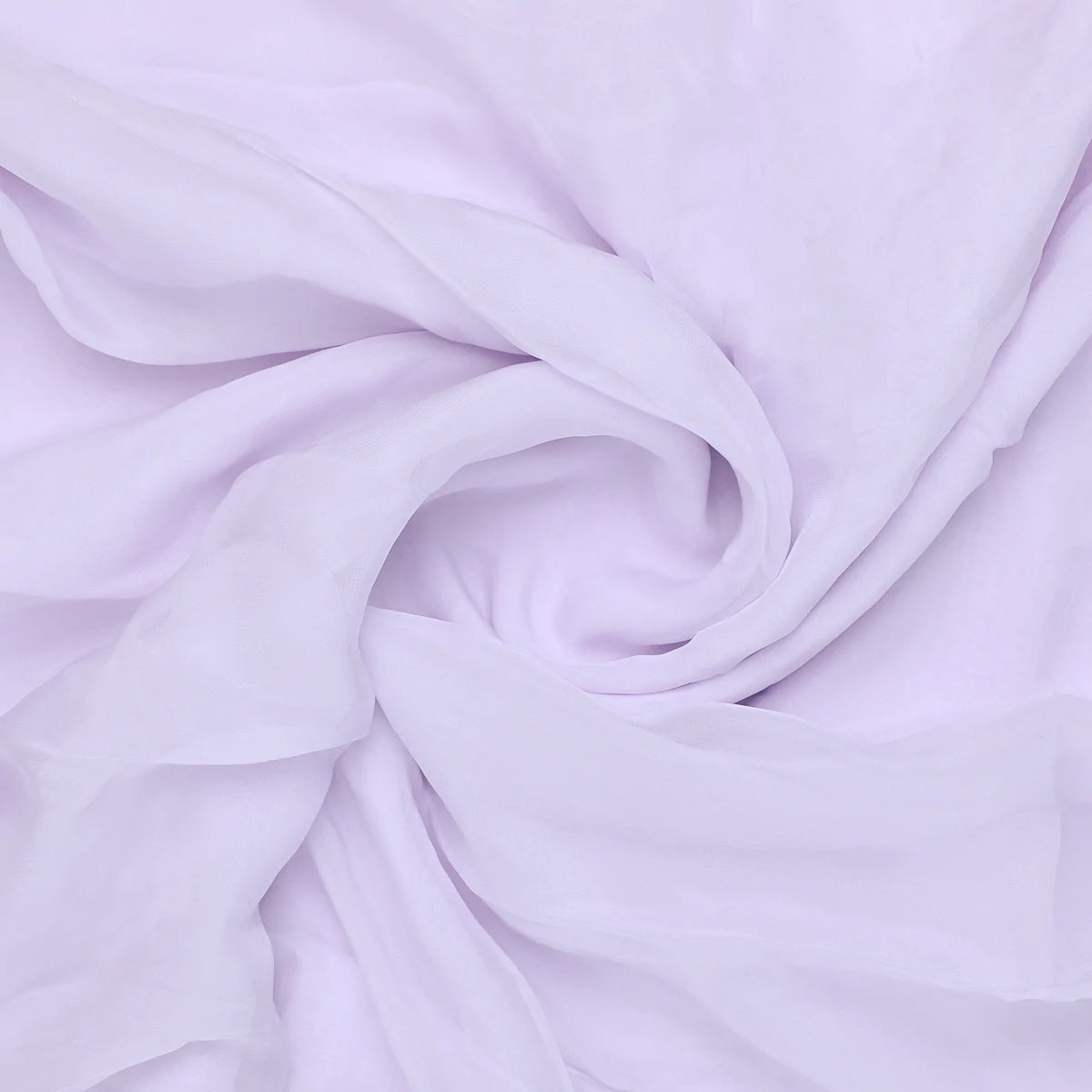 Pale Lilac Plain Viscose Organza Fabric