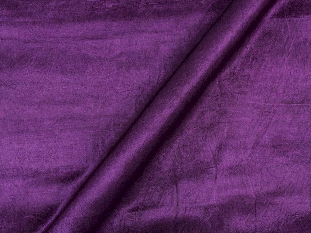 Dark Purple Plain Gaji Silk Fabric