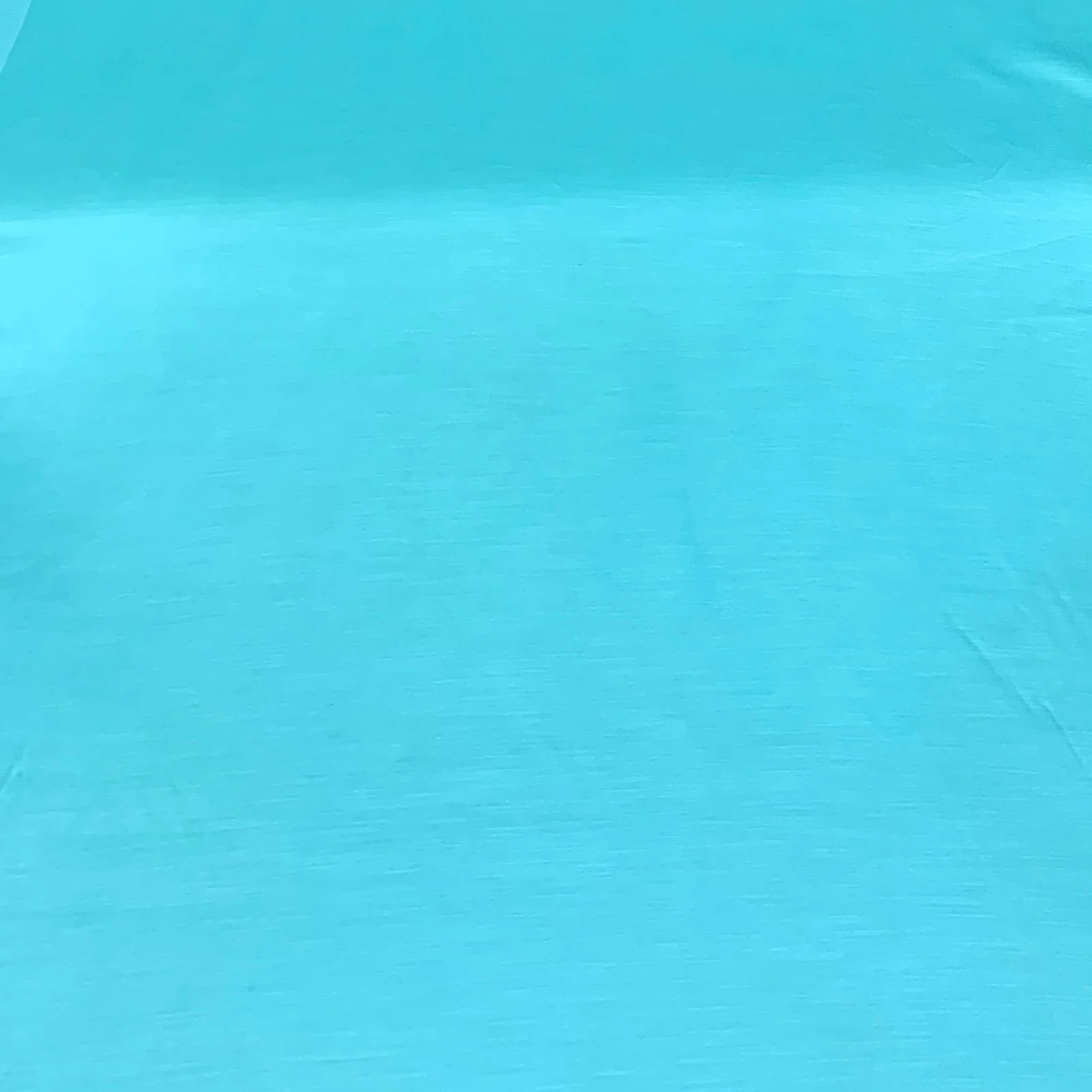Aqua Blue Plain Viscose Linen Satin Fabric