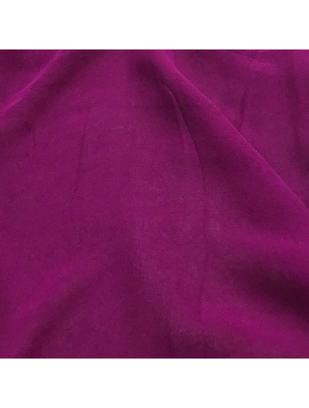 Magenta Plain Viscose Georgette Fabric