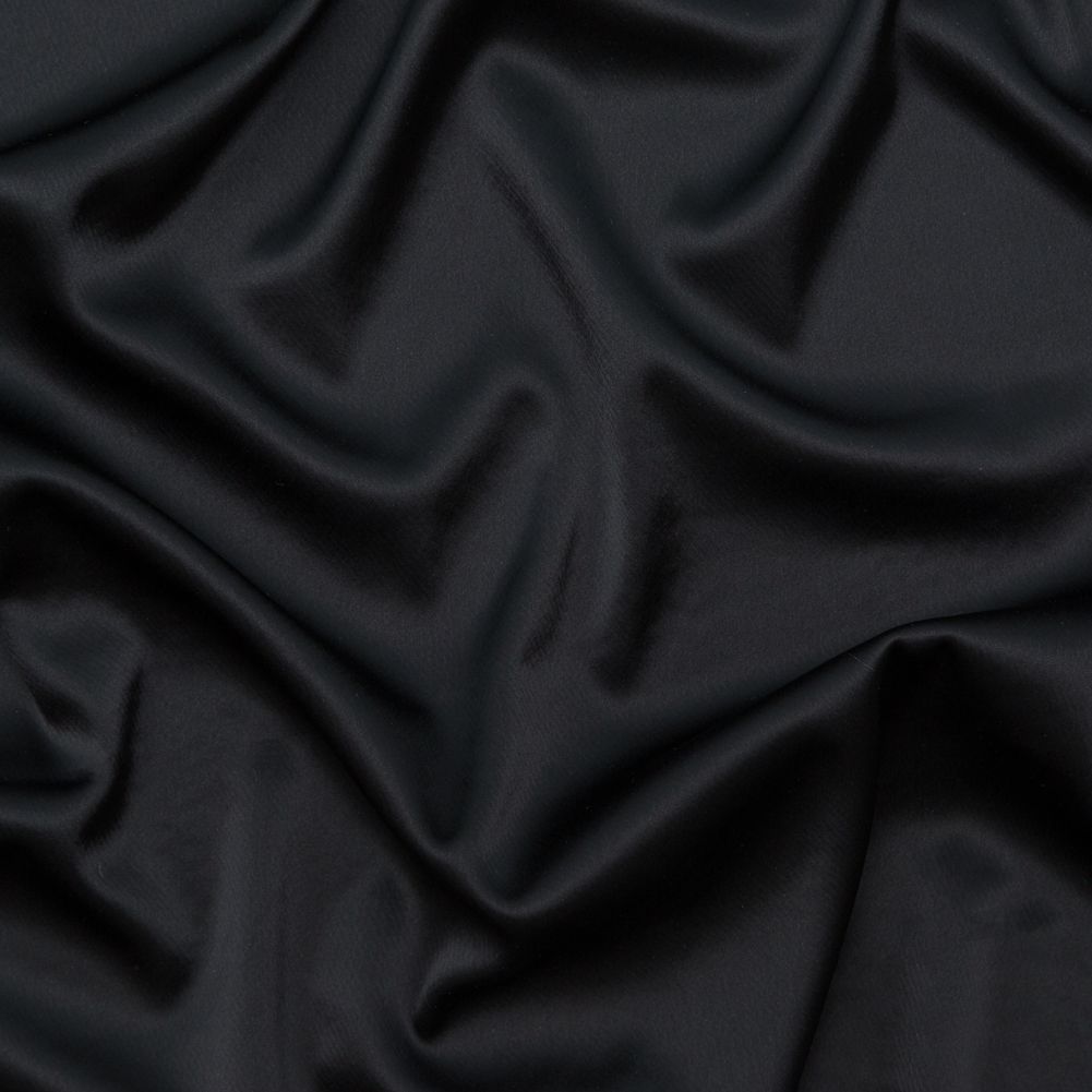 Black Plain Japan Satin Fabric