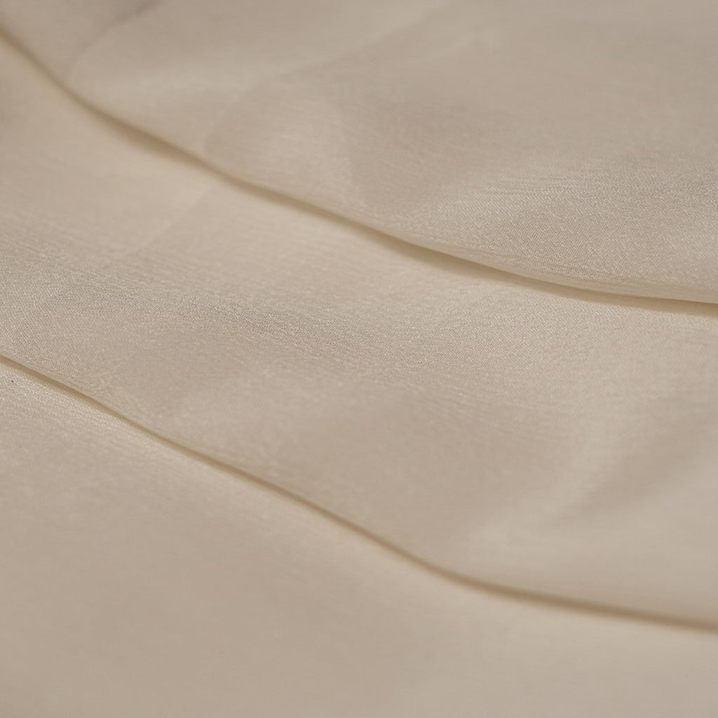 White Dyeable Plain Viscose Chinon Chiffon Fabric
