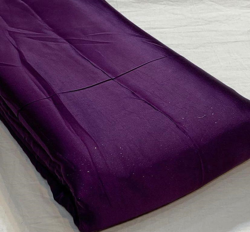 Grape Purple  Plain Modal Silk Fabric