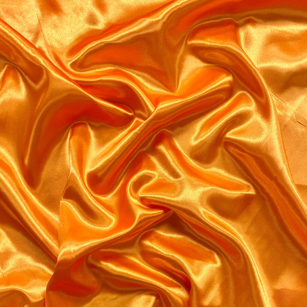 White Plain Dyed Moss Satin Fabric