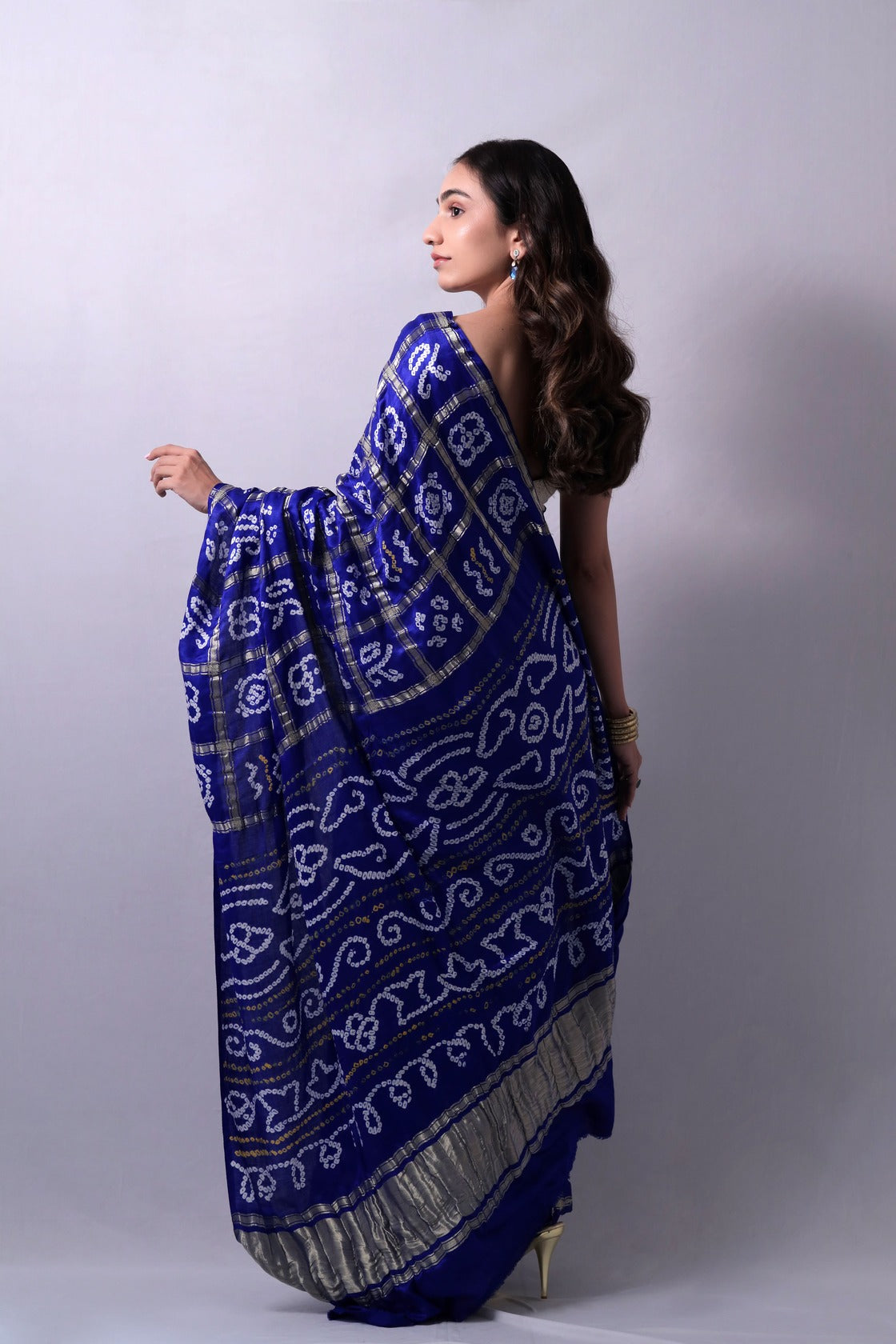 Royal Blue - Kutch Bandhani