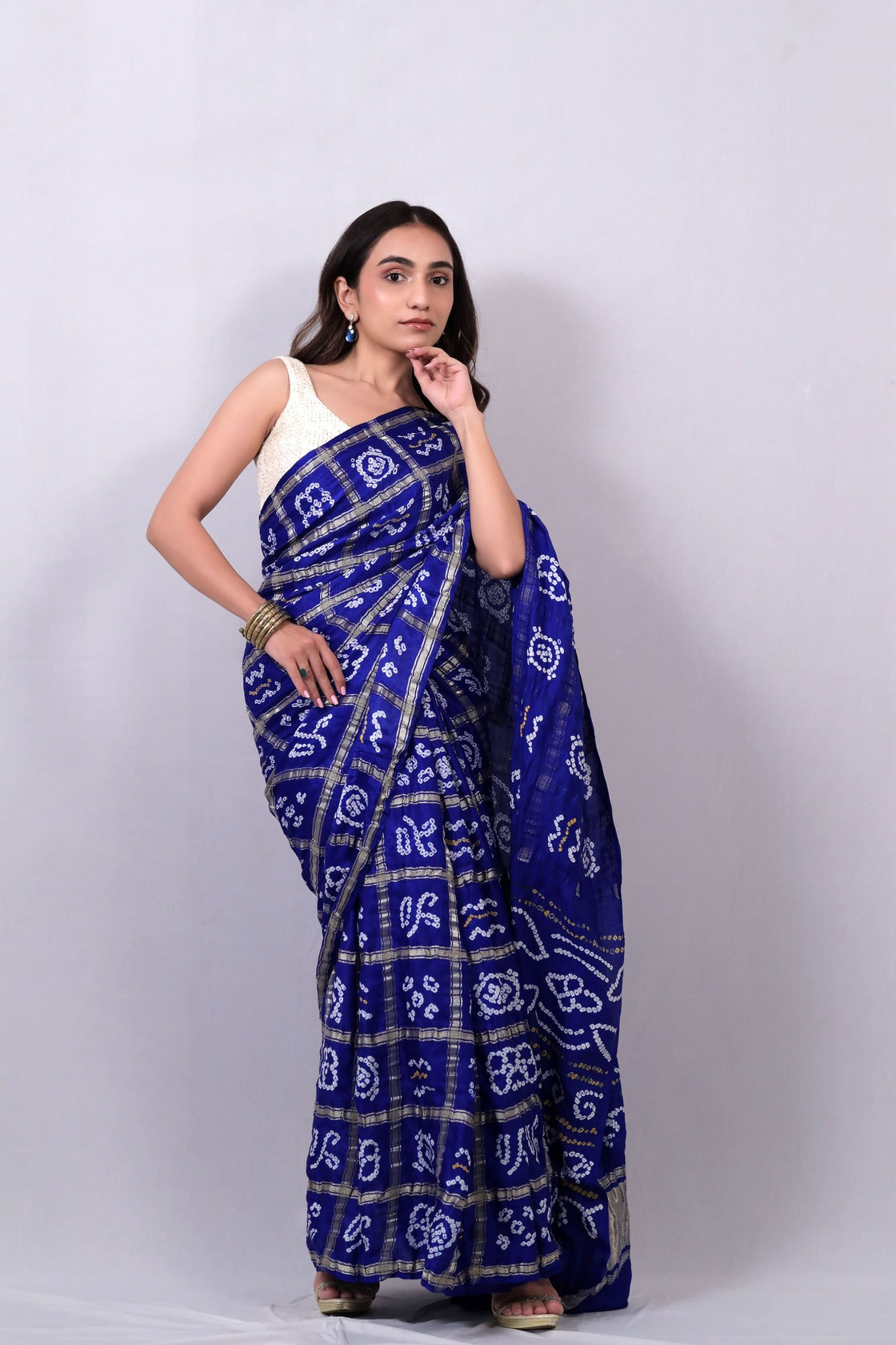 Royal Blue - Kutch Bandhani