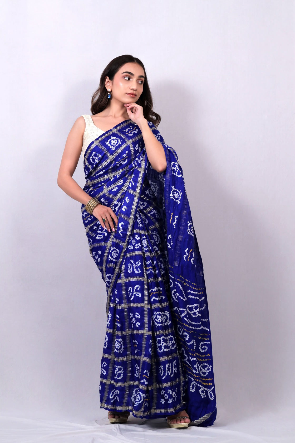 Royal Blue - Kutch Bandhani