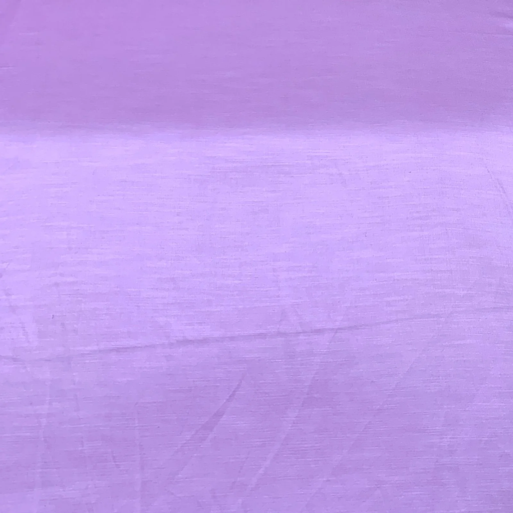 Lavender Plain Viscose Linen Satin Fabric