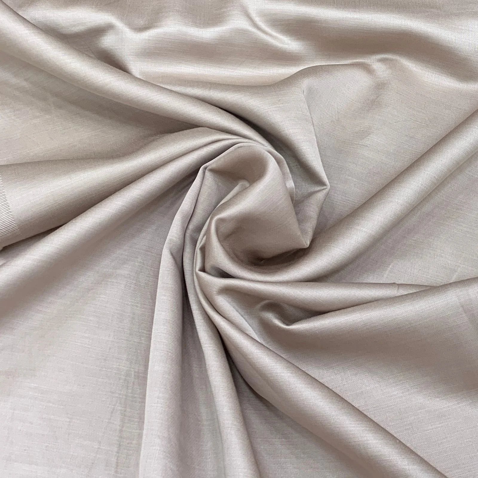 Nobel Plain Viscose Linen Satin Fabric