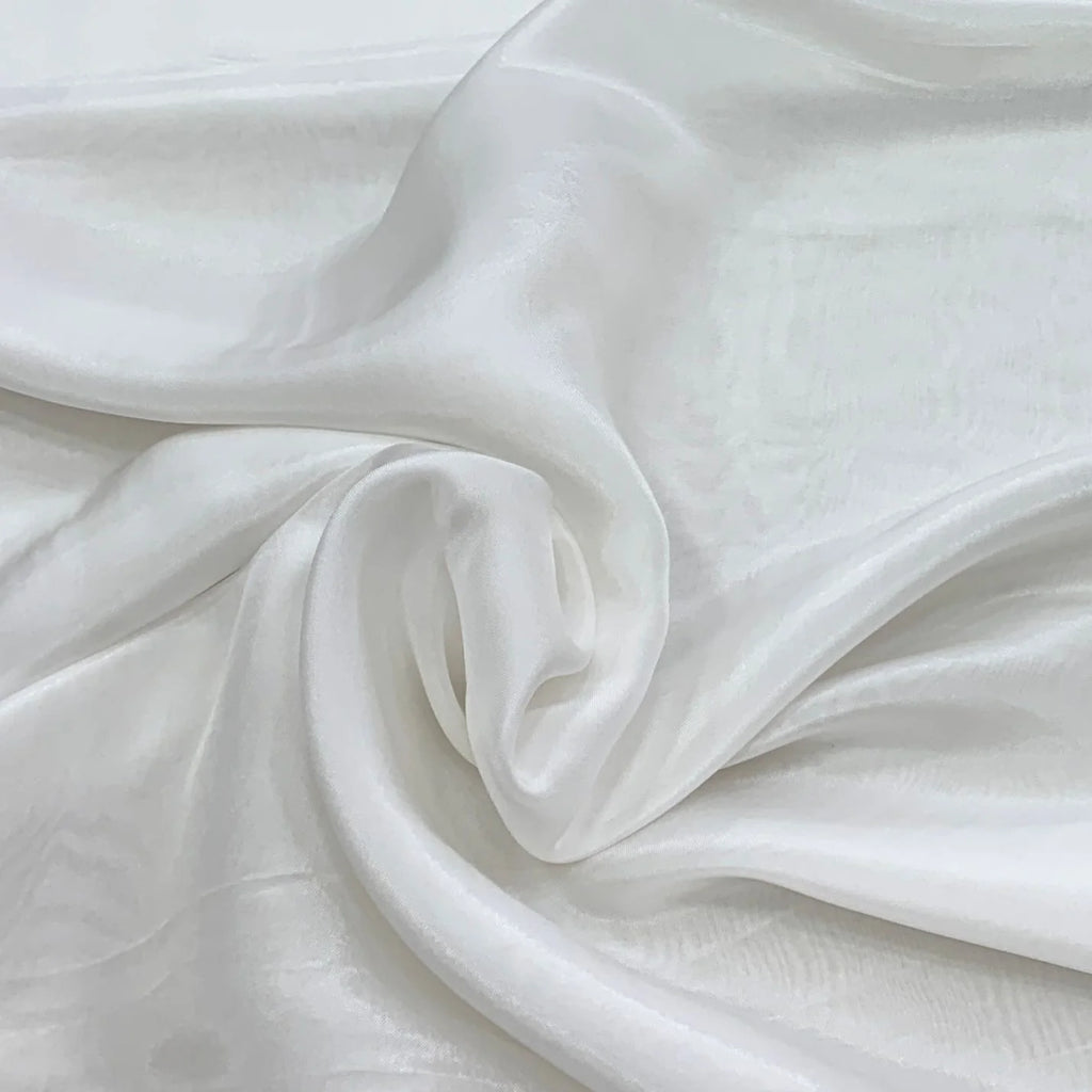 White Dyeable Plain Viscose Uppada Silk Fabric